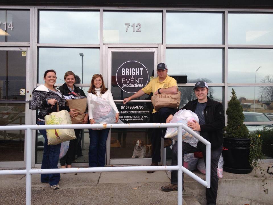 Month of Giving Bright ~ Donation Drive, Bright Event Productions