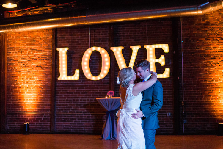 Bright Event Productions, Wedding Lighitng at Cannery Ballroom (3)
